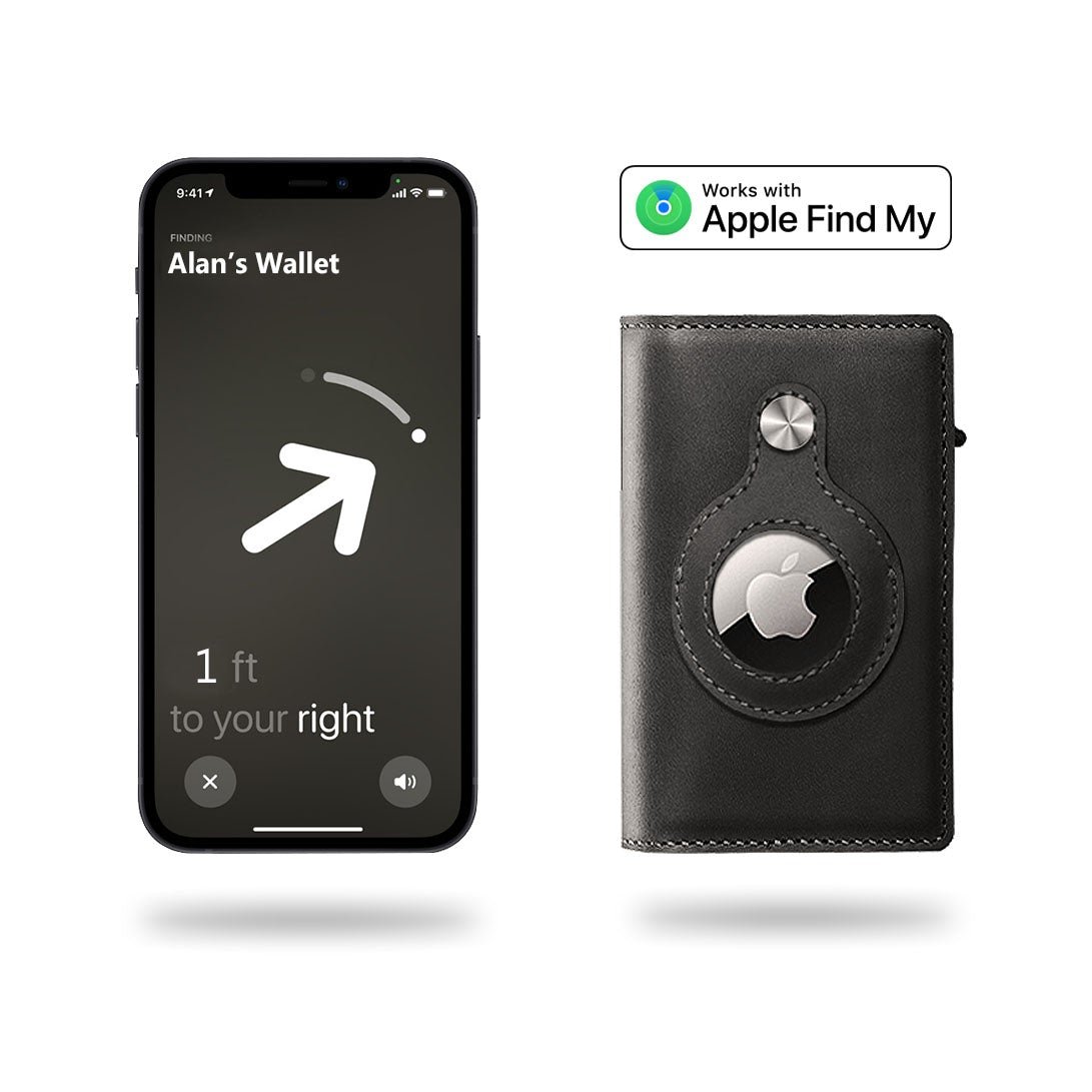 AIRTAG SLIDE WALLET™ - PREMIUM LEATHER