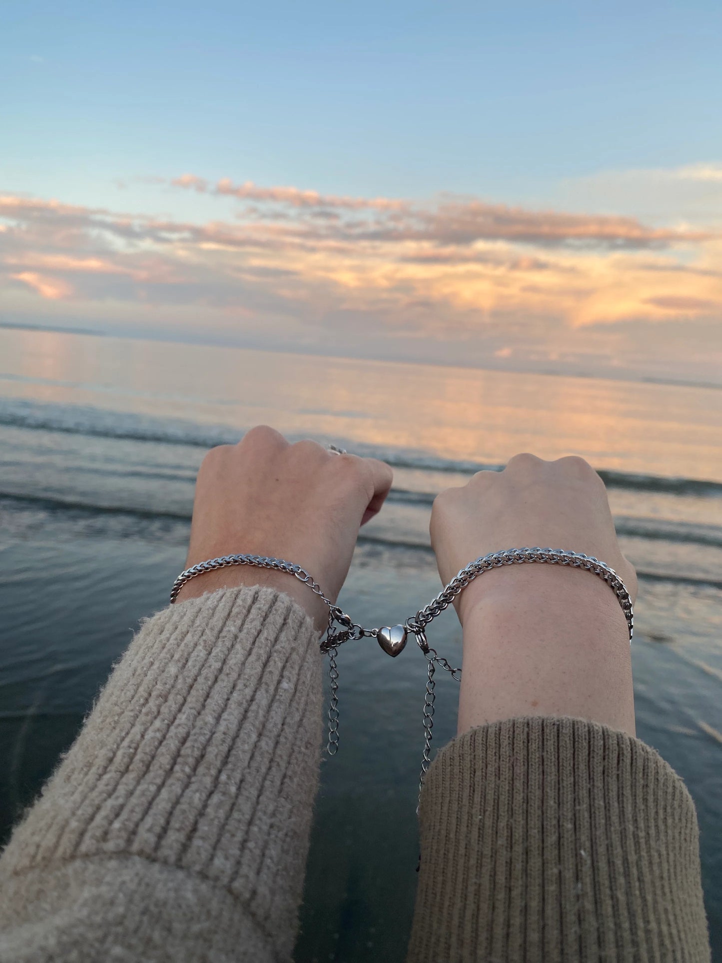 Magnetic Couples Bracelet Set