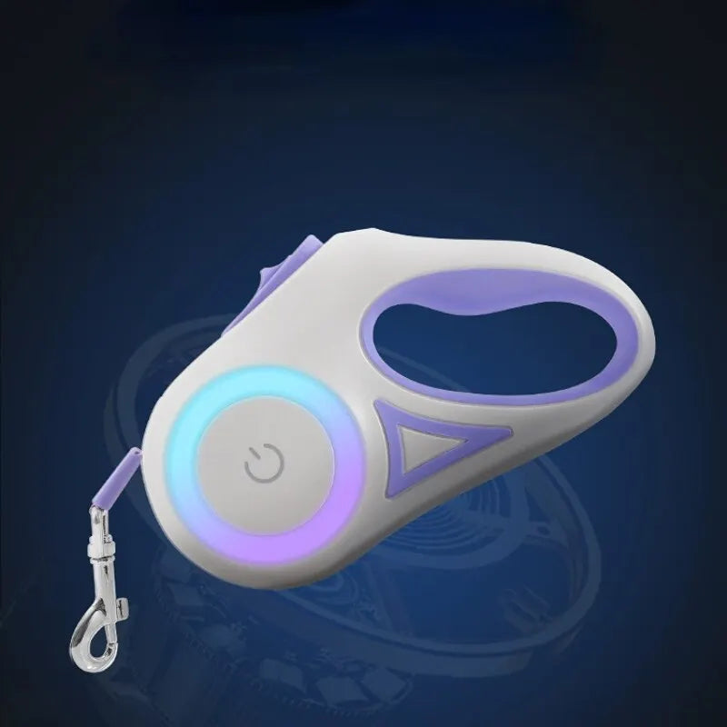 GlowGuide Retractable Dog Leash