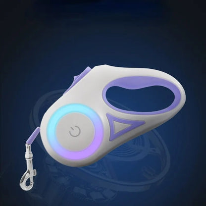 GlowGuide Retractable Dog Leash
