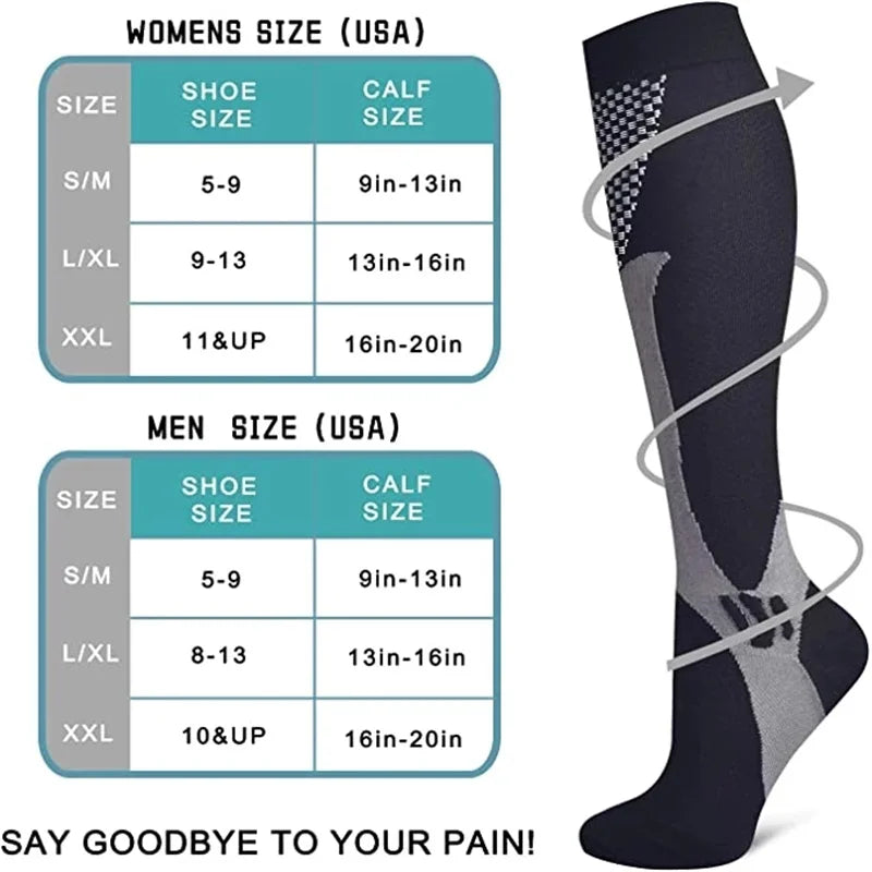 StrideFlex Compression Performance Socks