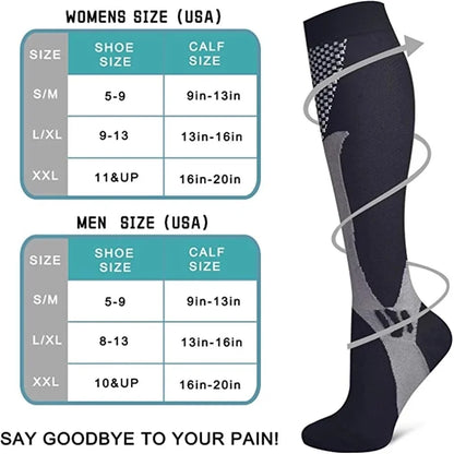 StrideFlex Compression Performance Socks