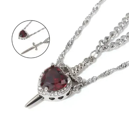 Sword Heart Necklace (93% OFF TODAY ONLY)